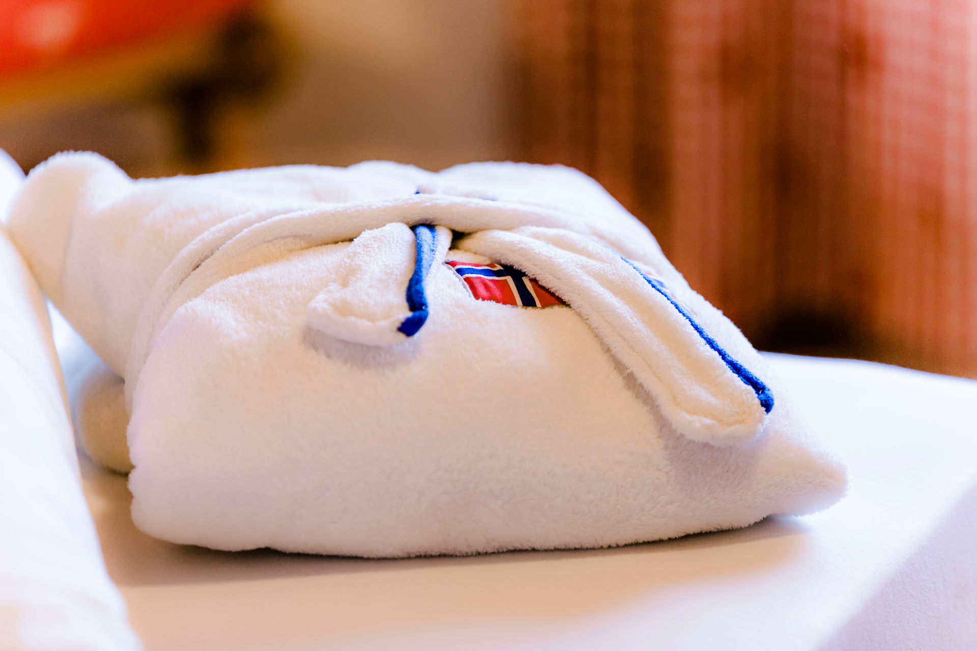 Flauschiger Bademantel